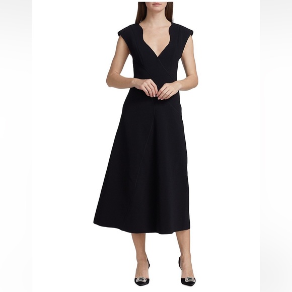 Acler Harwood Neoprene Midi Dress size 6US NWT - Picture 2 of 6